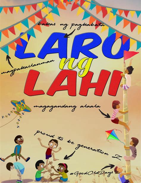 laro ng lahi poster|Laro Ng Lahi Poster & Slogan Making Ideas .